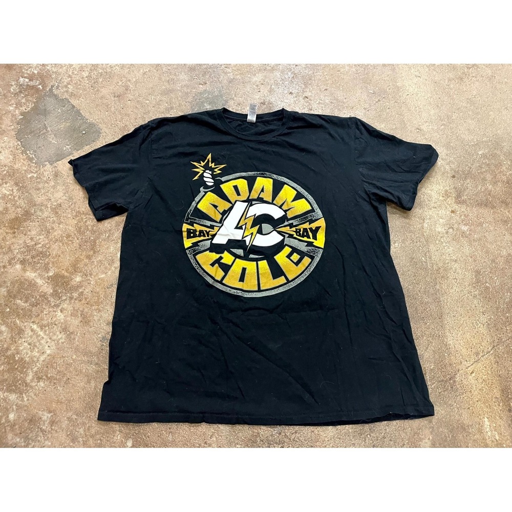 Adam Cole Bay Pro Wrestling Crate T Shirt Mens XL Black Gildan Ticking Time Bomb